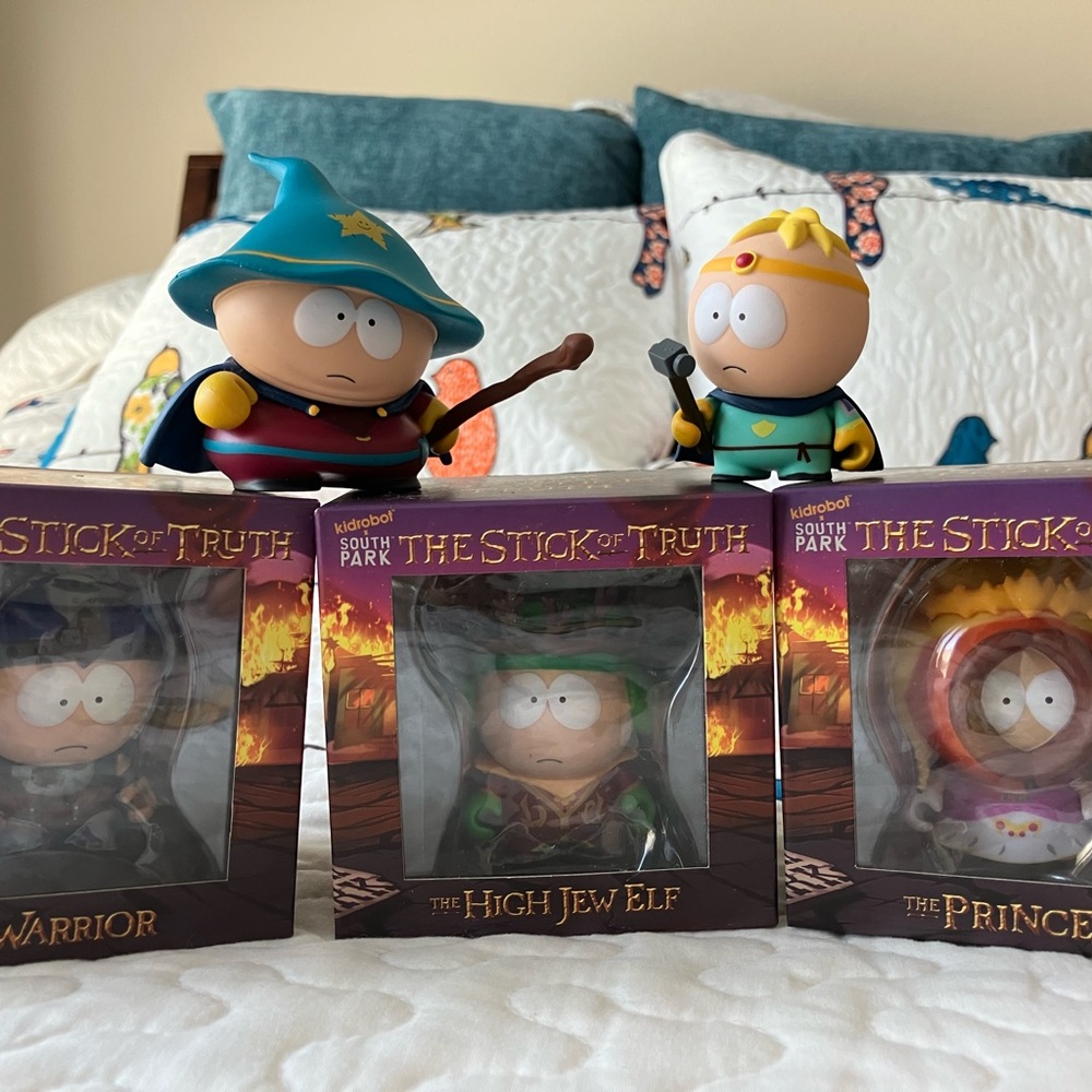Kidrobot - South Park - The Stick of Truth - complete set - figurine COLLECTABLE